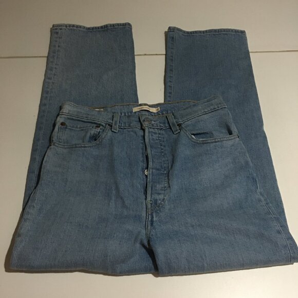 Levi's Ribcage Straight Womens Jeans Size 30 Premium Irregular - Picture 2 of 15